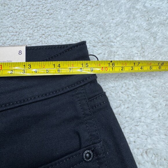 NEW NYDJ Chloe Capri Black Jean Women's Side Slit Denim Pants, Size 8 NWT - Picture 8 of 11